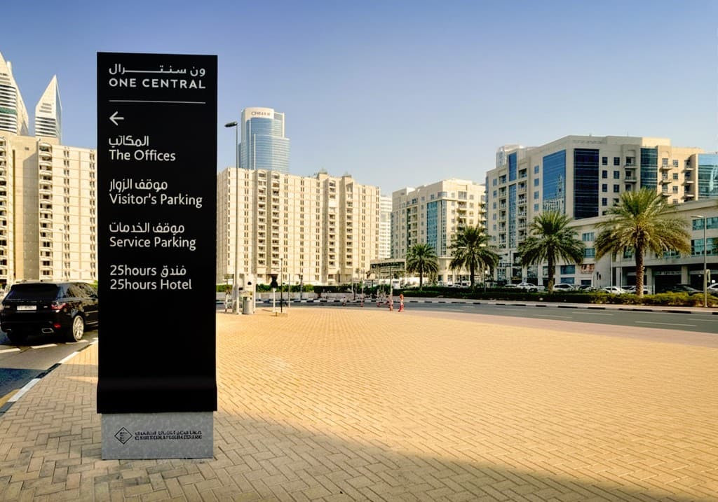 Wayfinding systems at One Central